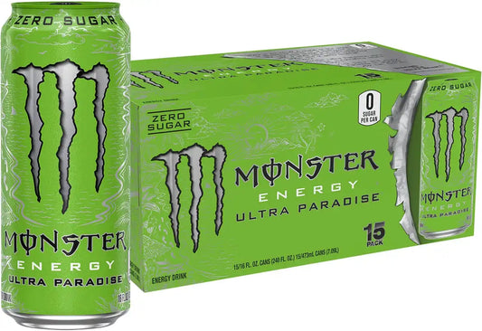 Monster Energy Ultra Paradise, Sugar Free Energy Drink, 16 Ounce