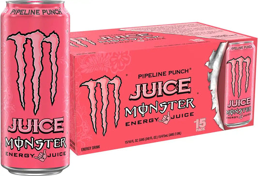 Monster Energy Juice Pipeline Punch, Energy Drink, 16 Ounce